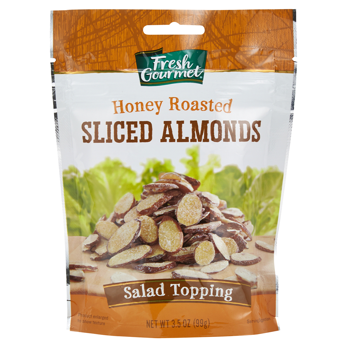 slide 1 of 3, Fresh Gourmet Honey Roasted Sliced Almonds Salad Topping, 3.5 oz