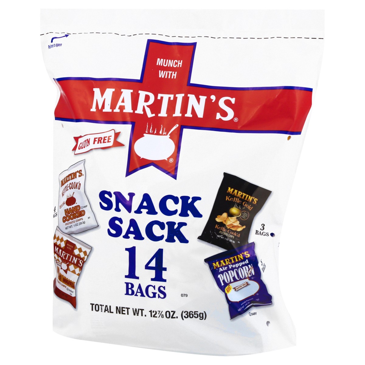 slide 9 of 13, Martin's Assorted Snack Sack 14 ea, 14 ct