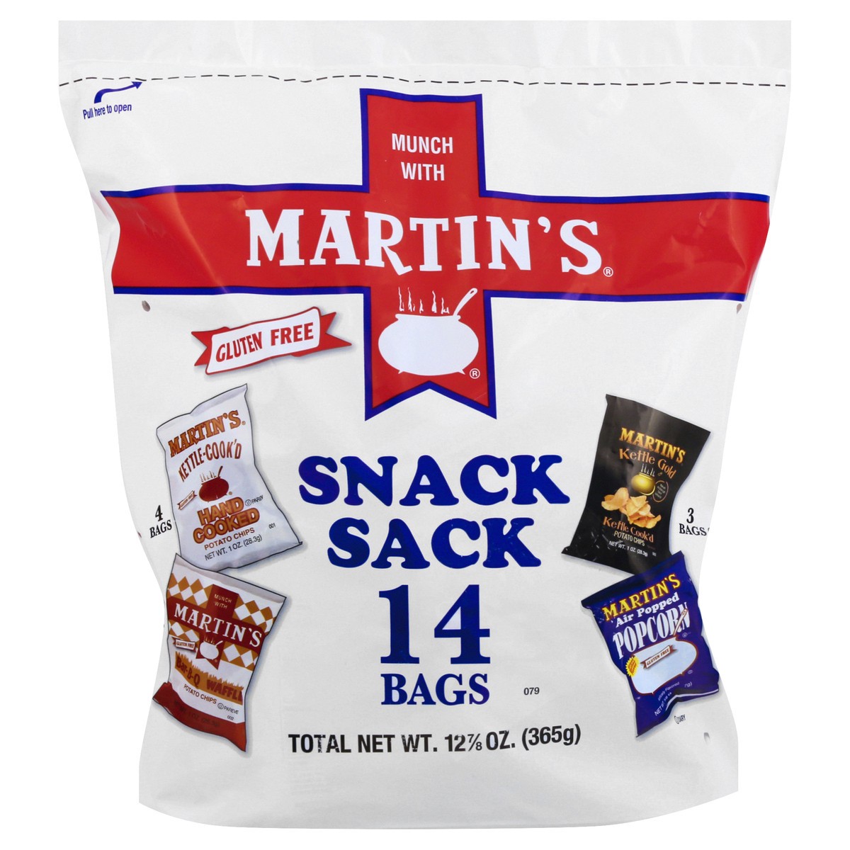 slide 2 of 13, Martin's Assorted Snack Sack 14 ea, 14 ct