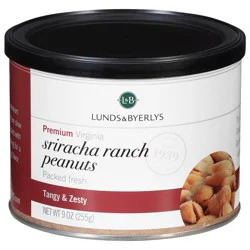 Lunds & Byerlys Premium Virginia Sriracha Ranch Peanuts 9 oz