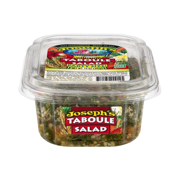 slide 1 of 1, Joseph's Authentic Party Size Taboule Salad, 14 oz