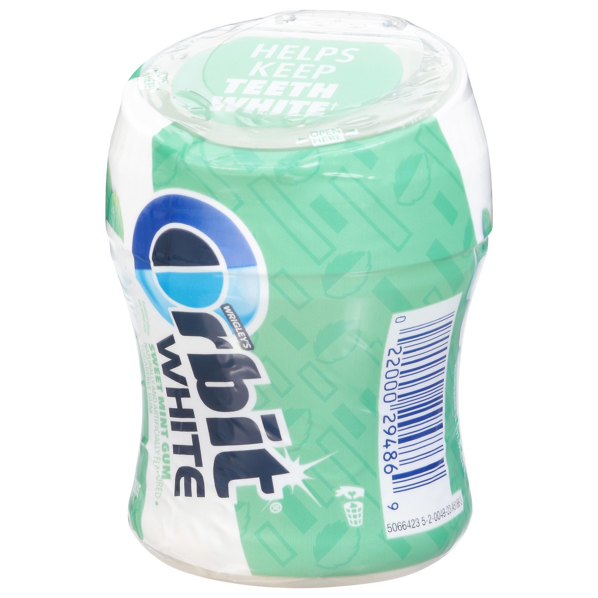 slide 3 of 13, Orbit White Sweet Mint Sugar Free Chewing Gum - 40ct Bottle, 40 ct