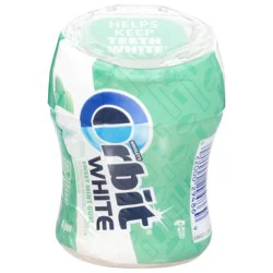 ORBIT WHITE Sweet Mint Sugar Free Chewing Gum, 40 Ct Bottle