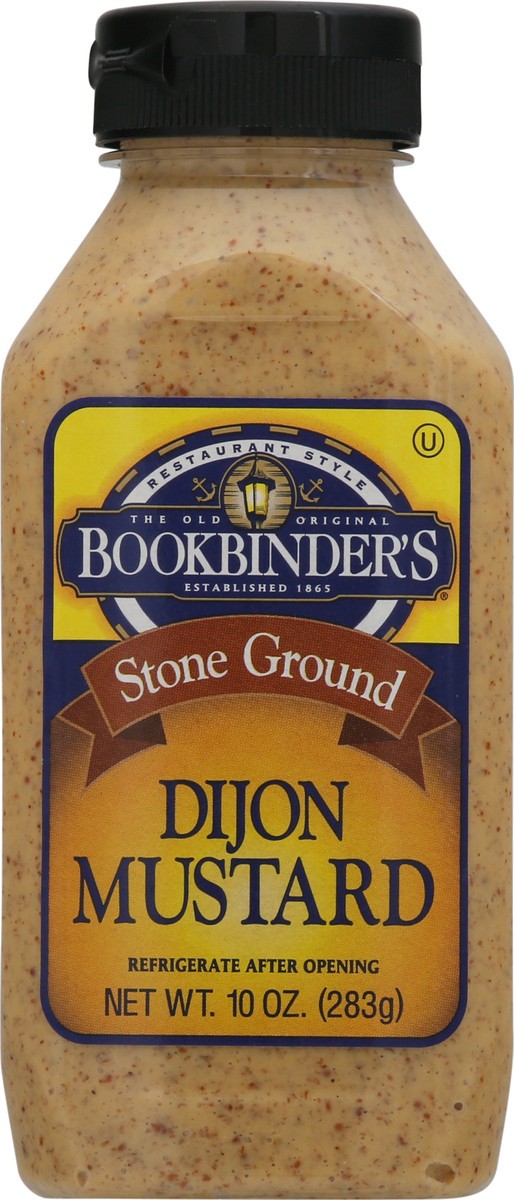 slide 5 of 9, Bookbinder's Stone Ground Dijon Mustard 10 oz, 10 oz