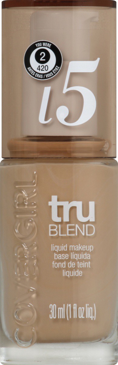 slide 4 of 7, Covergirl Trublend Makeup Foundation - Creamy Beige, 1 fl oz