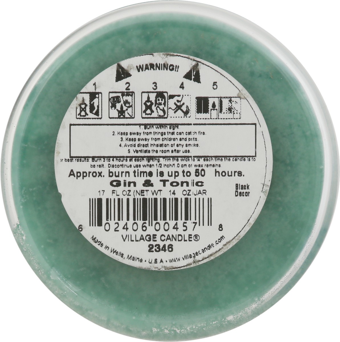 slide 5 of 9, Village Candle Gin & Tonic Candle 14 oz, 14 oz