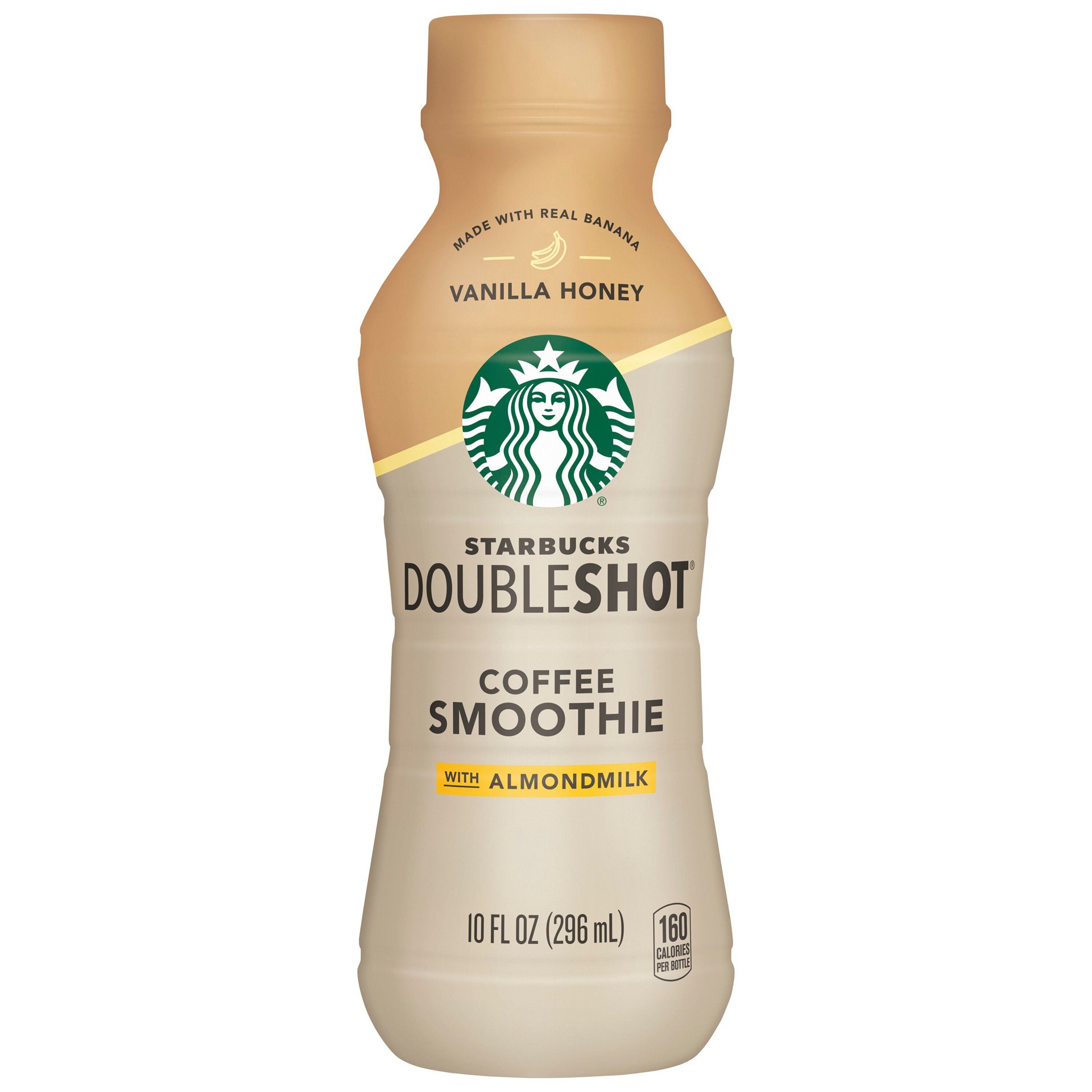 slide 1 of 4, Starbucks Double Shot Vanilla Honey Banana Coffee Smoothie, 10 fl oz