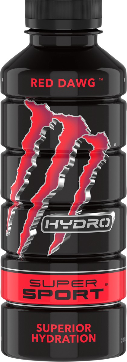 slide 2 of 2, Monster Hydro Super Sport Red Dawg Energy Drink 20 fl oz, 20 fl oz