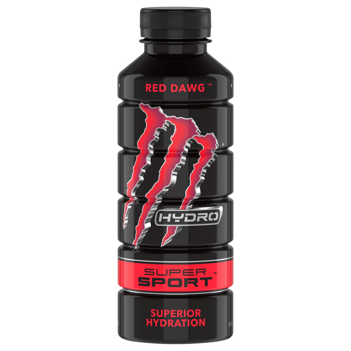 slide 1 of 2, Monster Hydro Super Sport Red Dawg Energy Drink 20 fl oz, 20 fl oz