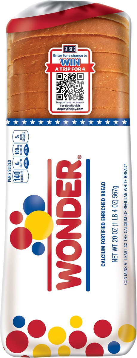 slide 4 of 6, Wonder Bread, Classic White, 20 oz