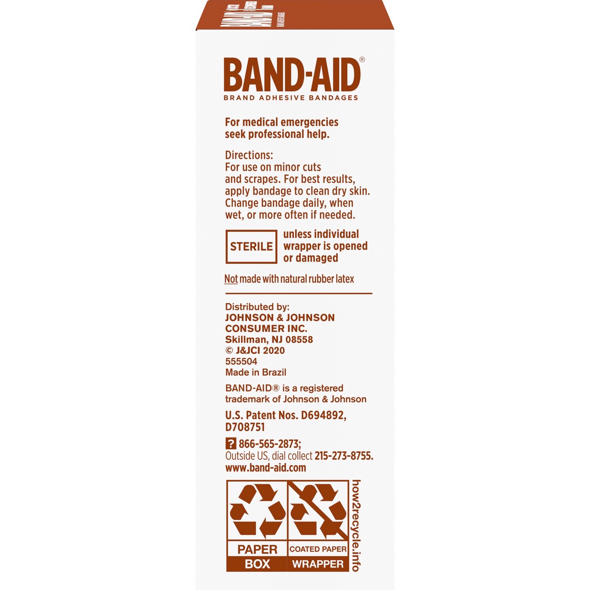 slide 4 of 4, BAND-AID Ourtone Adhesive Bandages, Flexible Protection & Care of Minor Cuts & Scrapes, Quilt-Aid Pad for Painful Wounds, BR55, Assorted Sizes, 30 ct, 30 ct