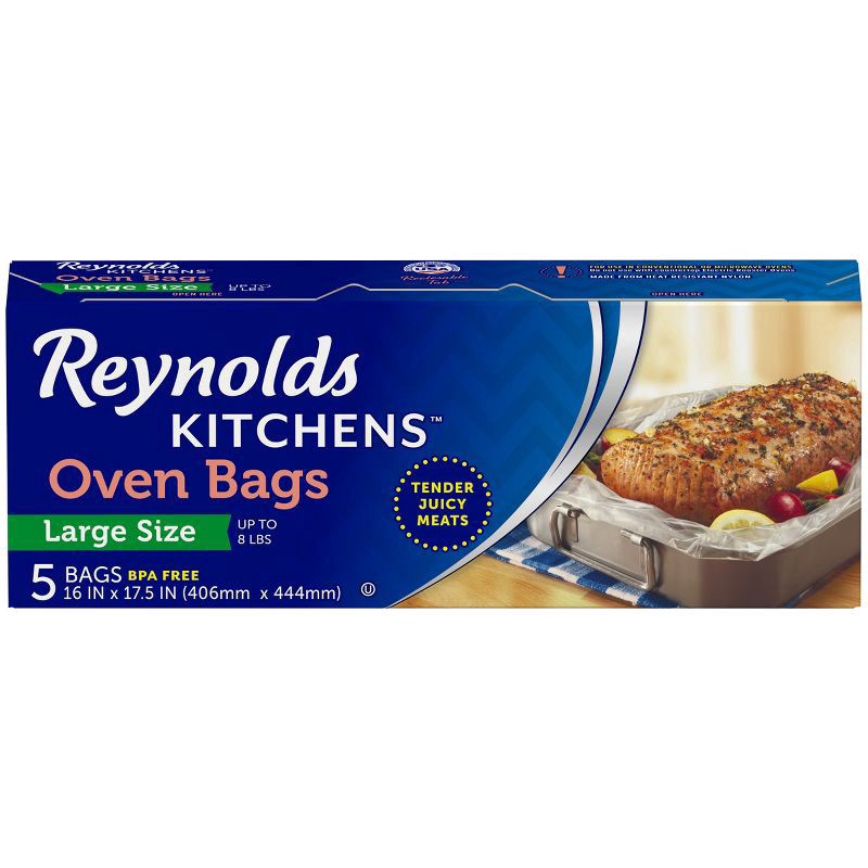 slide 1 of 5, Reynolds Kitchens Oven Bags 5 ct Box, 5 ct