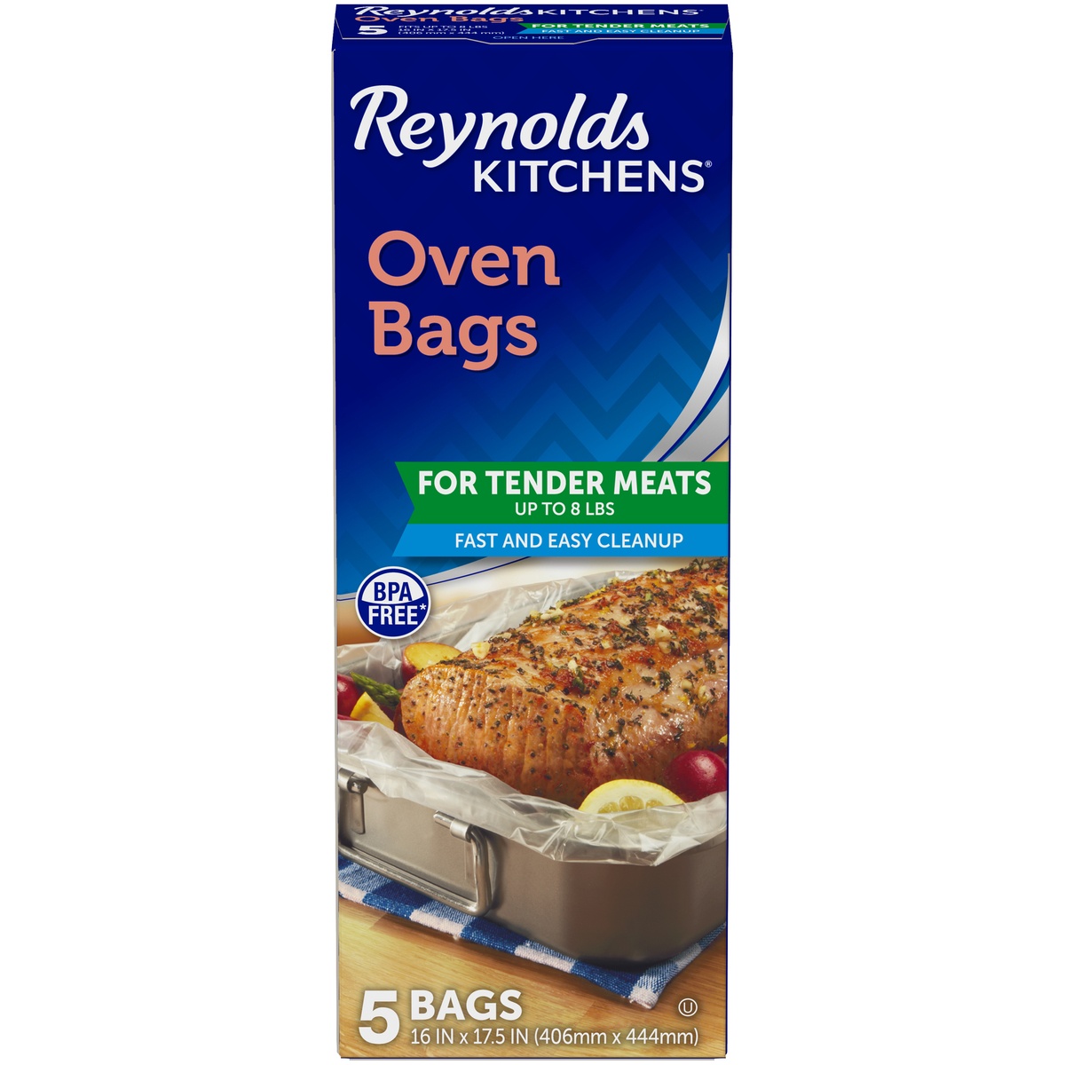 slide 1 of 5, Reynolds Oven Cooking Bags, 5 ct