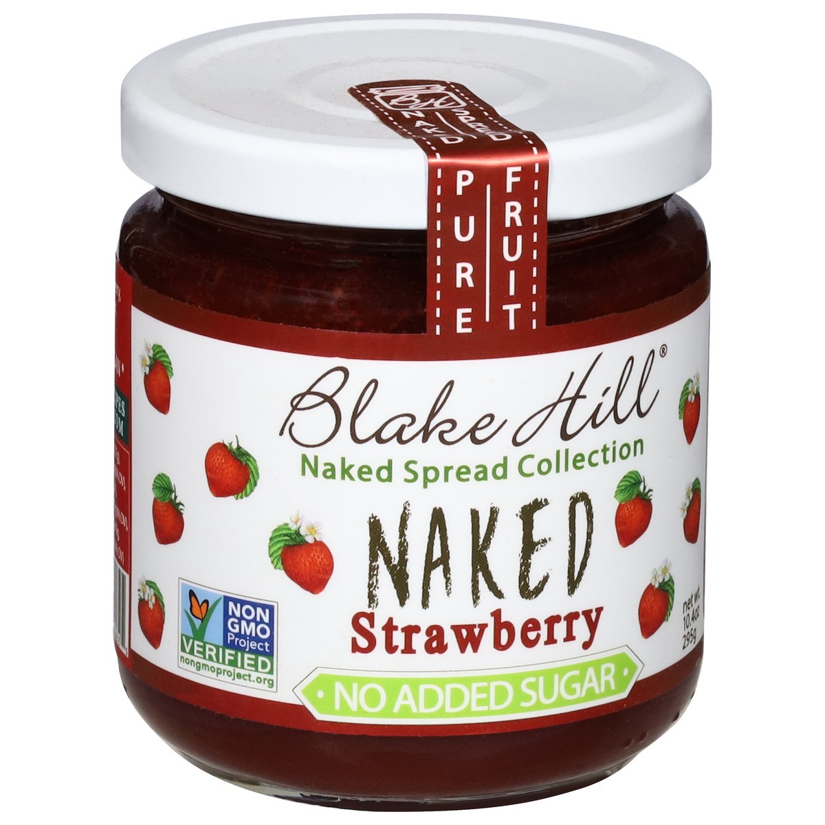 slide 2 of 12, Blake Hill Preserves No Added Sugar Naked Strawberry Spread 10.4 oz, 10.4 oz