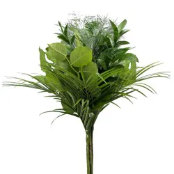 Large Greens Drop In Bouquet, 11-inch / 13-stem