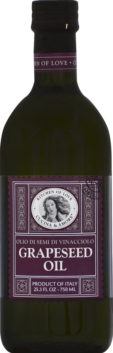 slide 1 of 3, Cucina & Amore Grapeseed Oil 25.3 oz, 1 ct