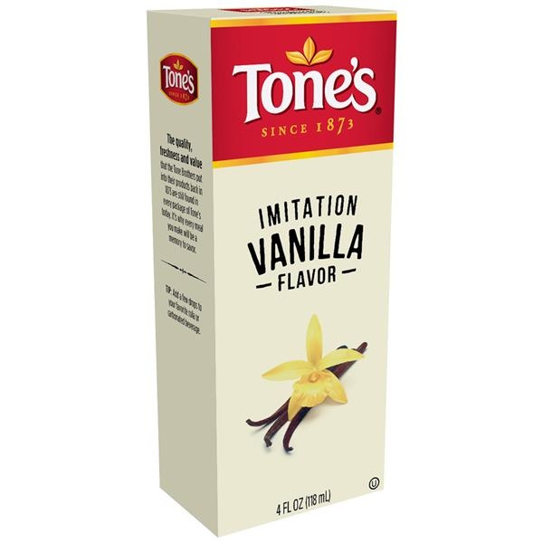 slide 1 of 1, Tone's Imitation Vanilla Flavor, 4 fl oz