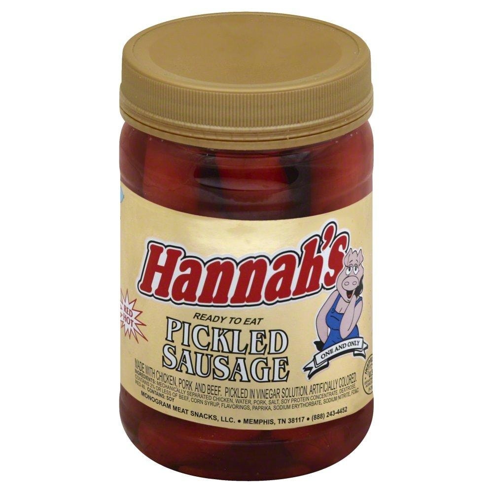slide 1 of 1, Hannah's Hannahs Sausage Hannahs Red Hot, 16 oz