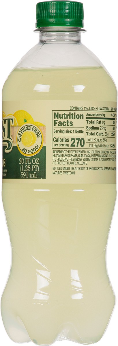 slide 4 of 9, Nature's Twist Original Lemonade - 20 fl oz, 20 fl oz