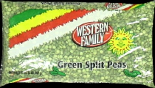 slide 1 of 1, Western Family Green Split Peas, 32 oz