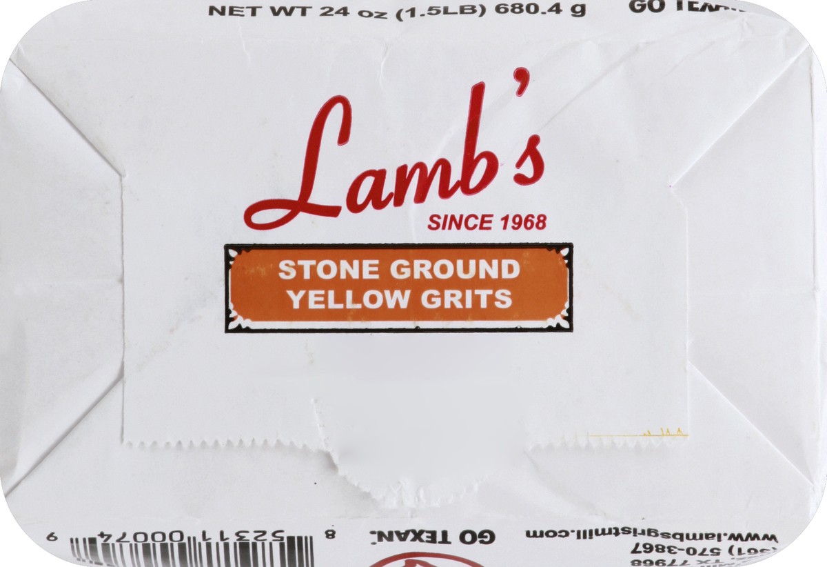 slide 4 of 5, Lamb's Yellow Grits 24 oz, 24 oz