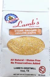 Lamb's Stone Ground Yellow Grits 24 oz