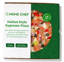 Home Chef Oven Ready Entree Italian Style Supreme Pizza