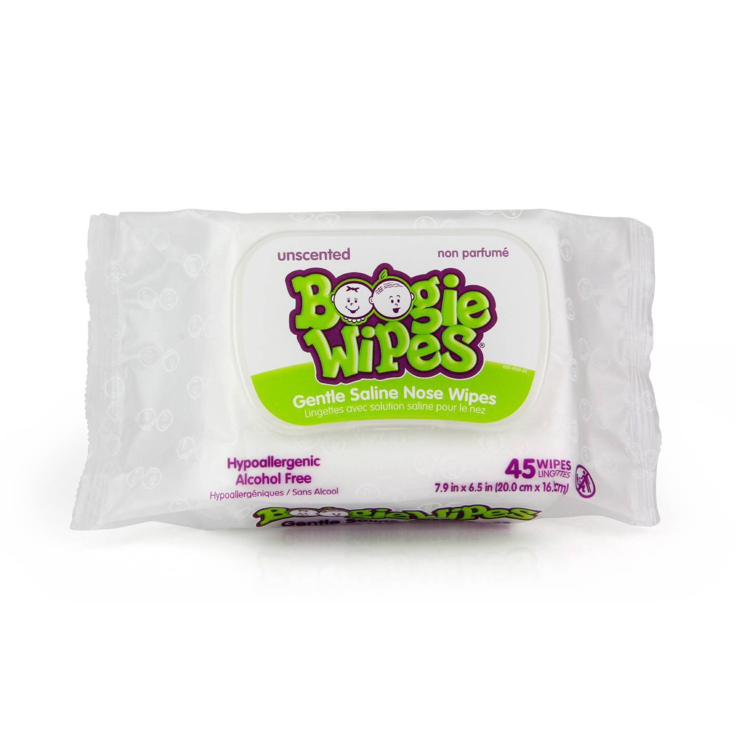 slide 1 of 3, Boogie Wipes Saline Nose Wipes - 45ct, 45 ct
