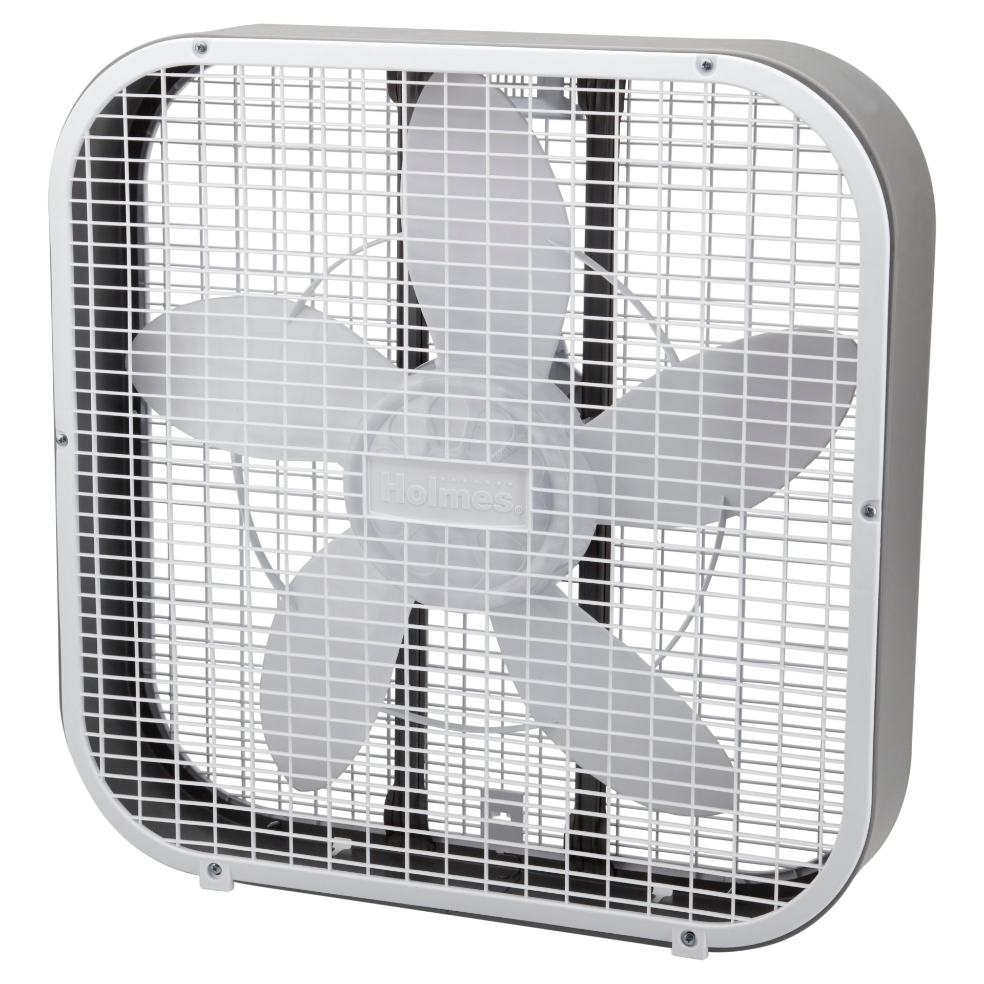 slide 1 of 1, 20" 3-Speed Box Fan White - Holmes, 1 ct