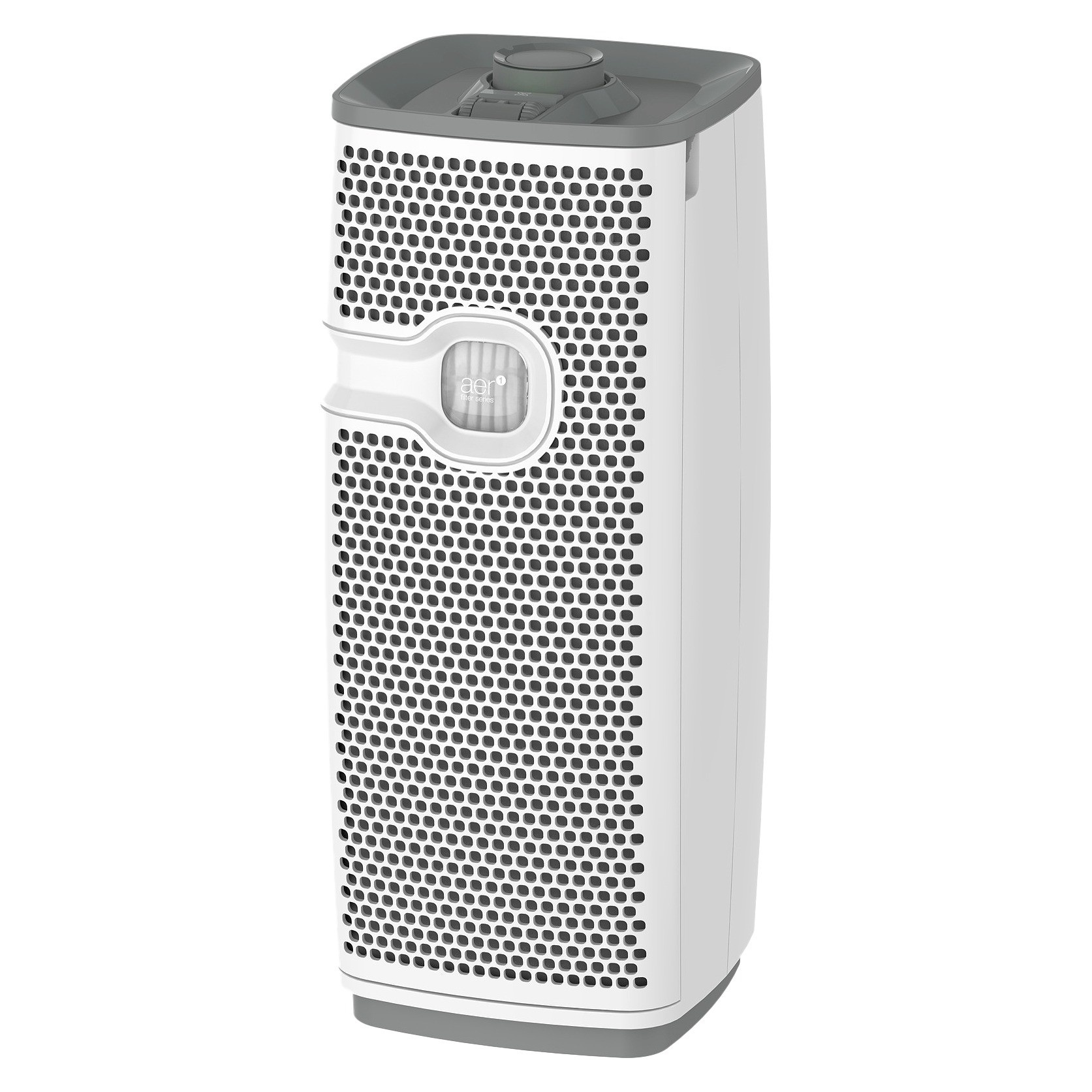 slide 1 of 3, Holmes Mini Tower Air Purifier with Maximum Dust Removal Filter For Small Rooms (HAP9413W) - White, 1 ct