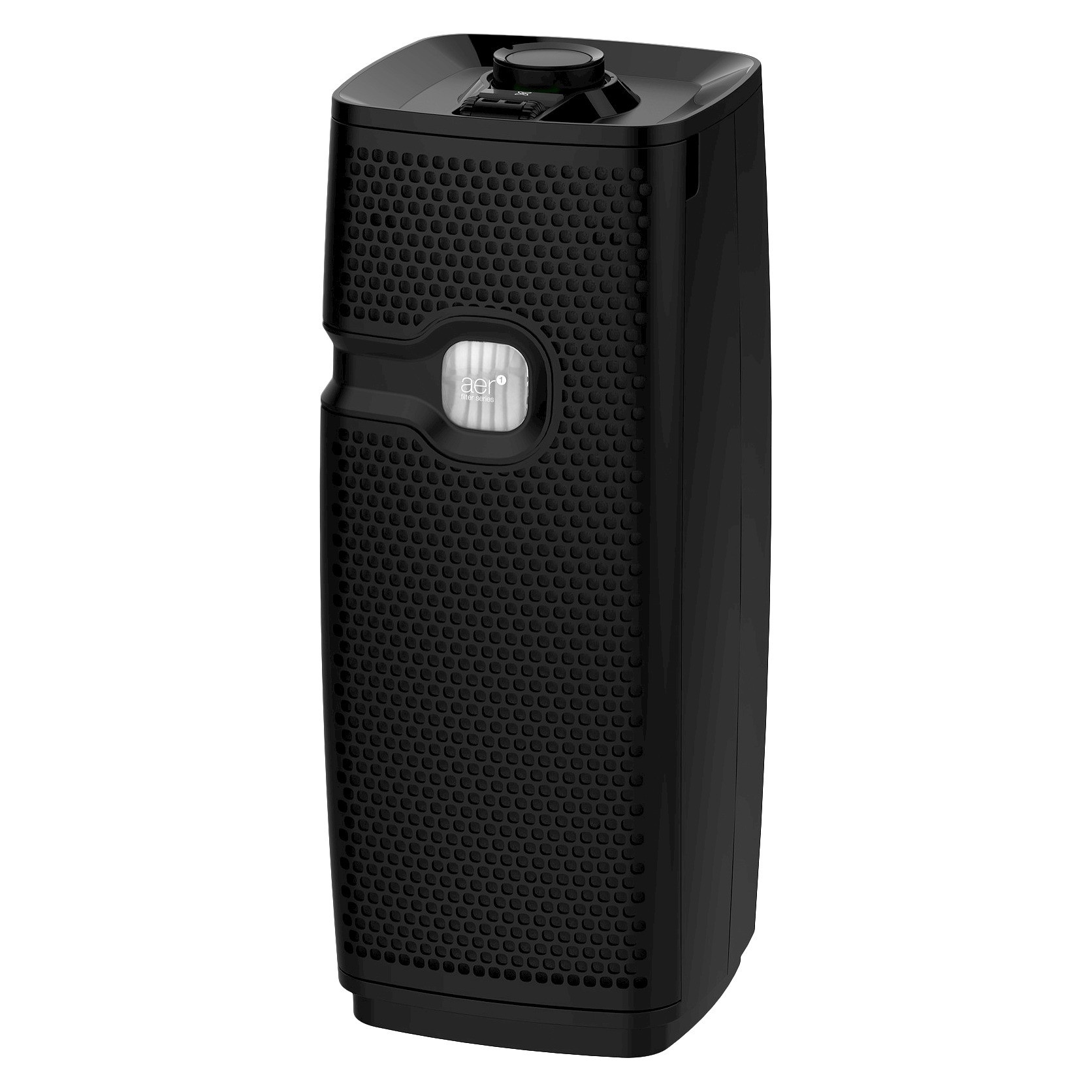 slide 1 of 3, Holmes Mini Tower Air Purifier with Maximum Dust Removal Filter For Small Rooms (HAP9413B) - Black, 1 ct
