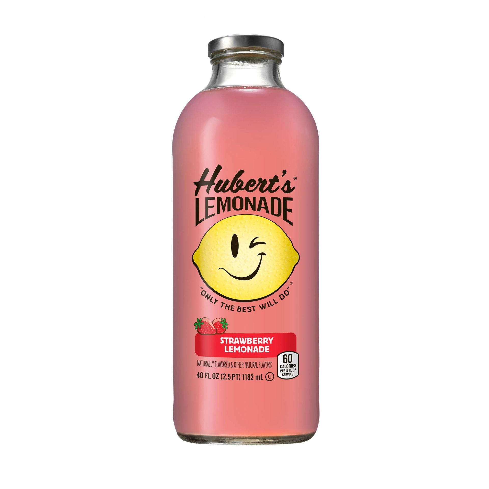 slide 1 of 1, Hubert's Strawberry Lemonade, 40 oz