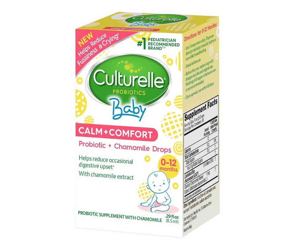 slide 2 of 3, Culturelle Baby Calm + Comfort Probiotic + Chamomile Drops 0-12 months, 0.29 fl oz