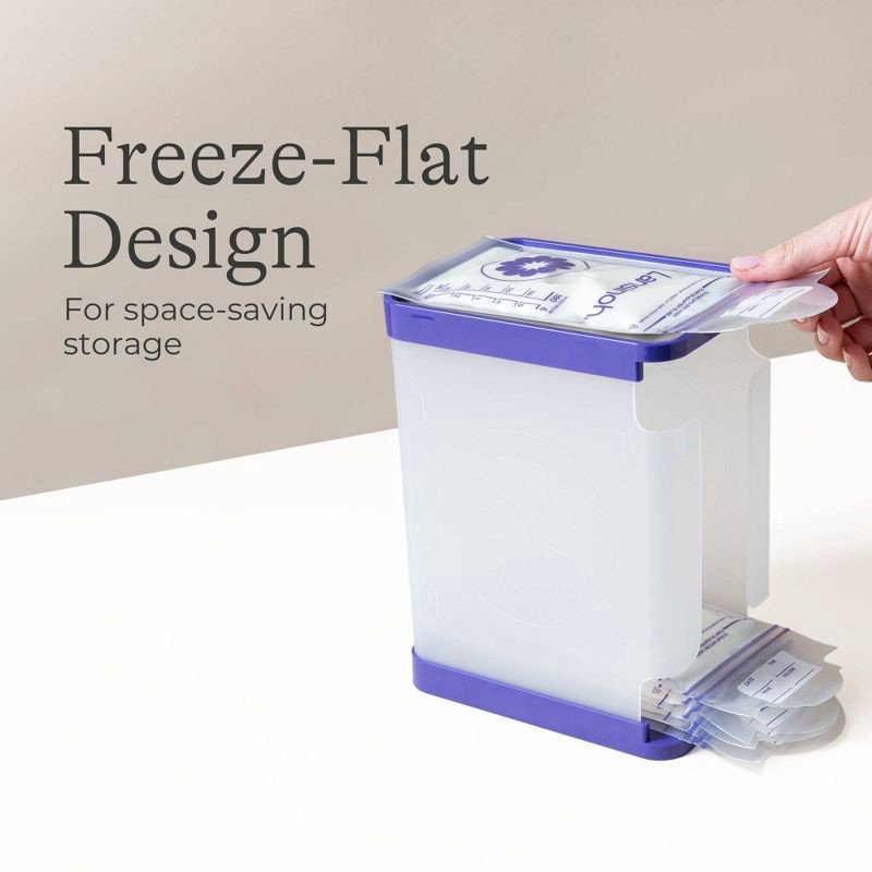 slide 8 of 10, Lansinoh Breast Milk Storage Bags, Fast Freeze & Thaw Breast Milk Bags for Baby Bottle Feeding - 100ct/6oz, 100 ct, 6 oz