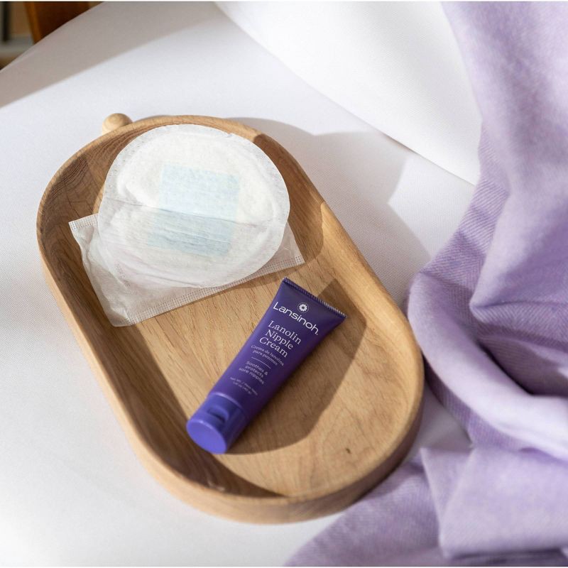 slide 10 of 10, Lansinoh Stay Dry Disposable Nursing Pads - 60ct, 60 ct