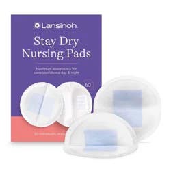 Lansinoh Stay Dry Disposable Nursing Pads - 60ct