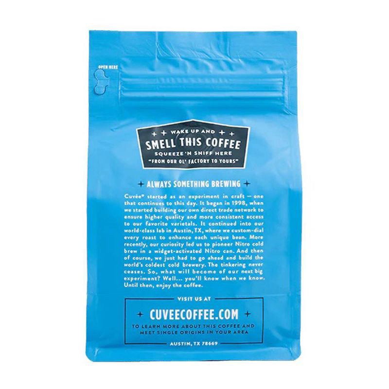 slide 4 of 4, Cuvee Coffee Brazil Singe Origin Medium Roast Whole Bean Coffee- 12 oz, 12 oz