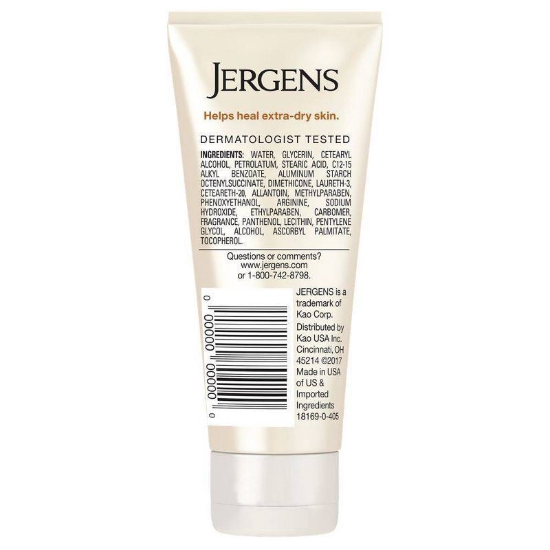 slide 10 of 10, Jergens Ultra Healing Hand and Body Lotion, Dry Skin Moisturizer with Vitamins C, E, and B5 Fresh - 2 fl oz, 2 fl oz