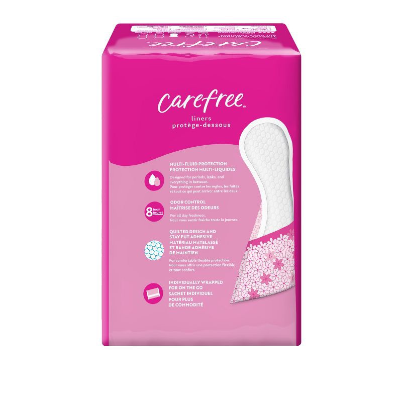 slide 2 of 9, Carefree Wrapped Unscented Panty Liners To Go - 54ct, 54 ct