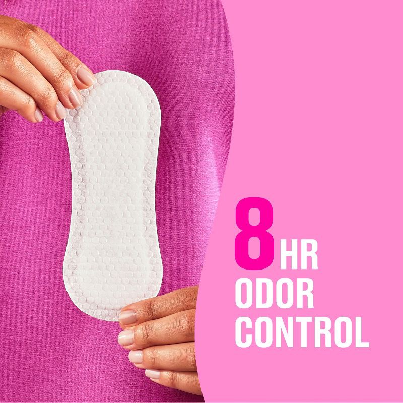 slide 3 of 9, Carefree Wrapped Unscented Panty Liners To Go - 54ct, 54 ct