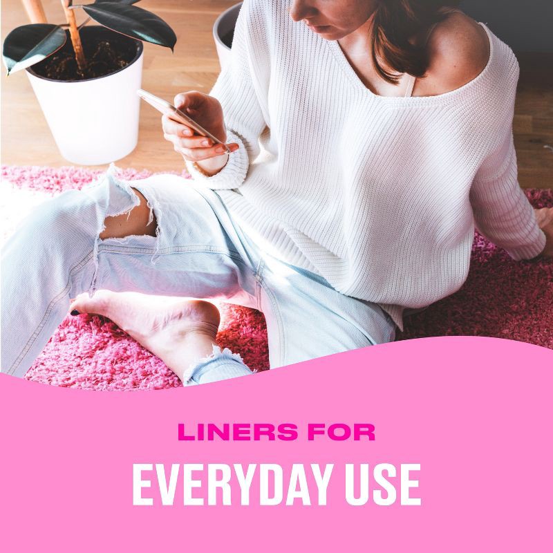 slide 6 of 9, Carefree Wrapped Unscented Panty Liners To Go - 54ct, 54 ct