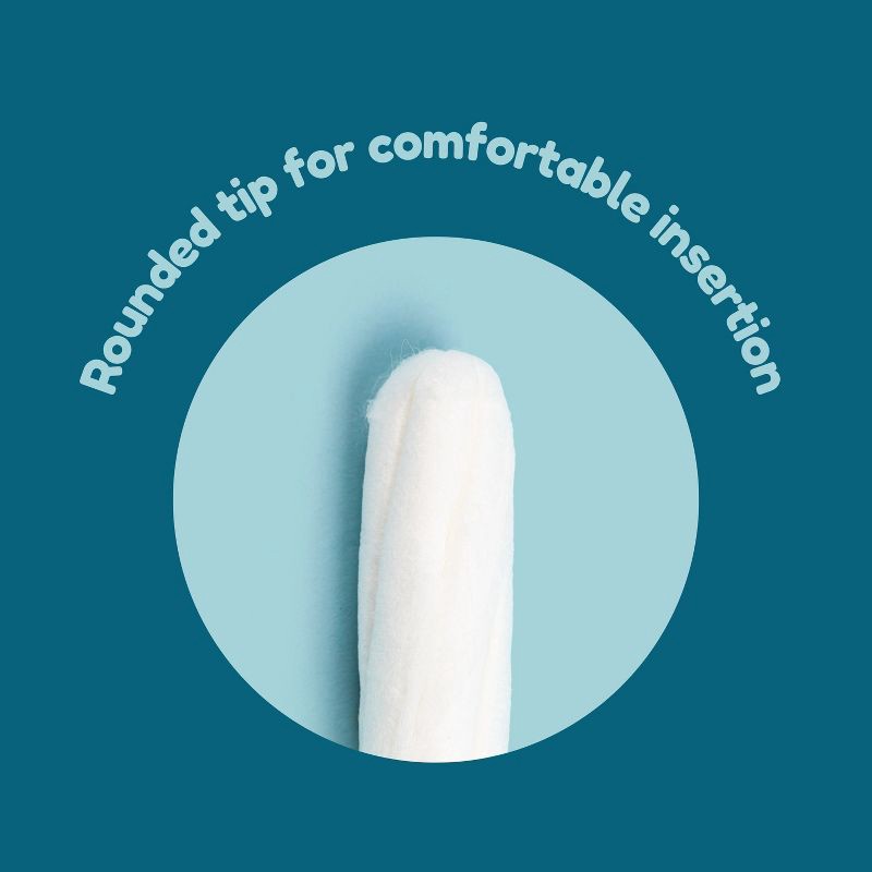 slide 3 of 8, o.b. Applicator-Free Digital Tampons - Multipack (18 Regular/12 Super/10 Super Plus Absorbency) - Unscented - 40ct, 40 ct