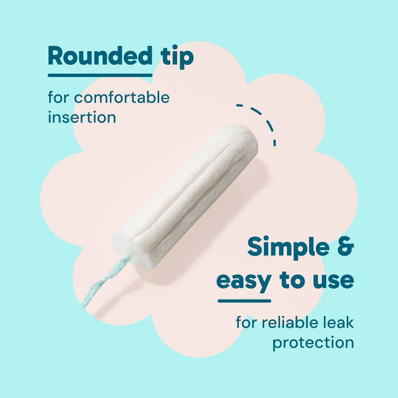 slide 8 of 12, o.b. Applicator-Free Digital Tampons - Multipack (18 Regular/12 Super/10 Super Plus Absorbency) - Unscented - 40ct, 40 ct