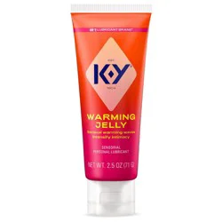 K-Y Warming Water-Based Jelly Personal Lube - 2.5oz