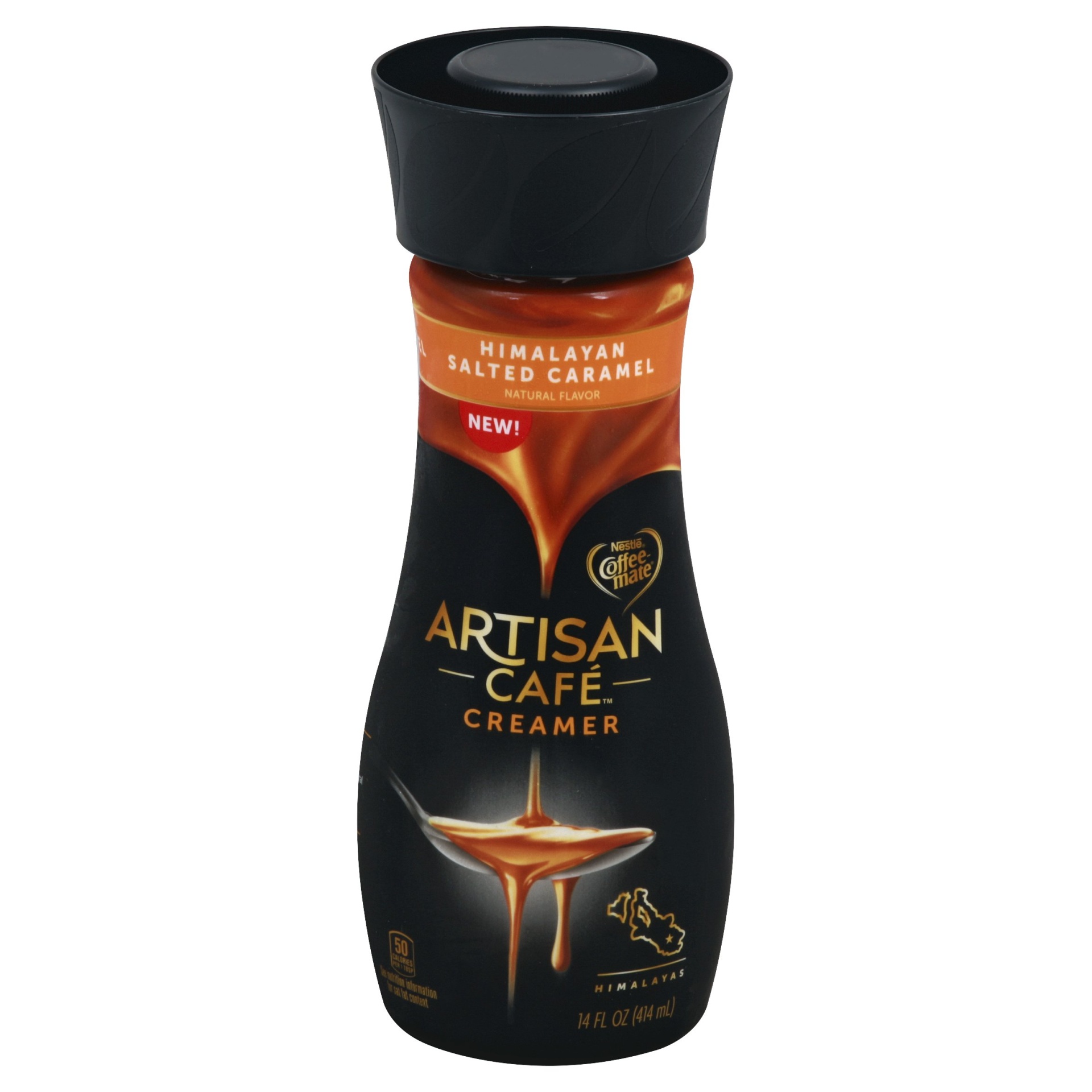 slide 1 of 6, Nestlé Coffee-Mate Himalayan Salted Caramel Flavored Artisan Caf Creamer, 14 fl oz