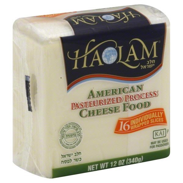 slide 1 of 1, Haolam American Pasteurized Process Cheese- White, 12 oz