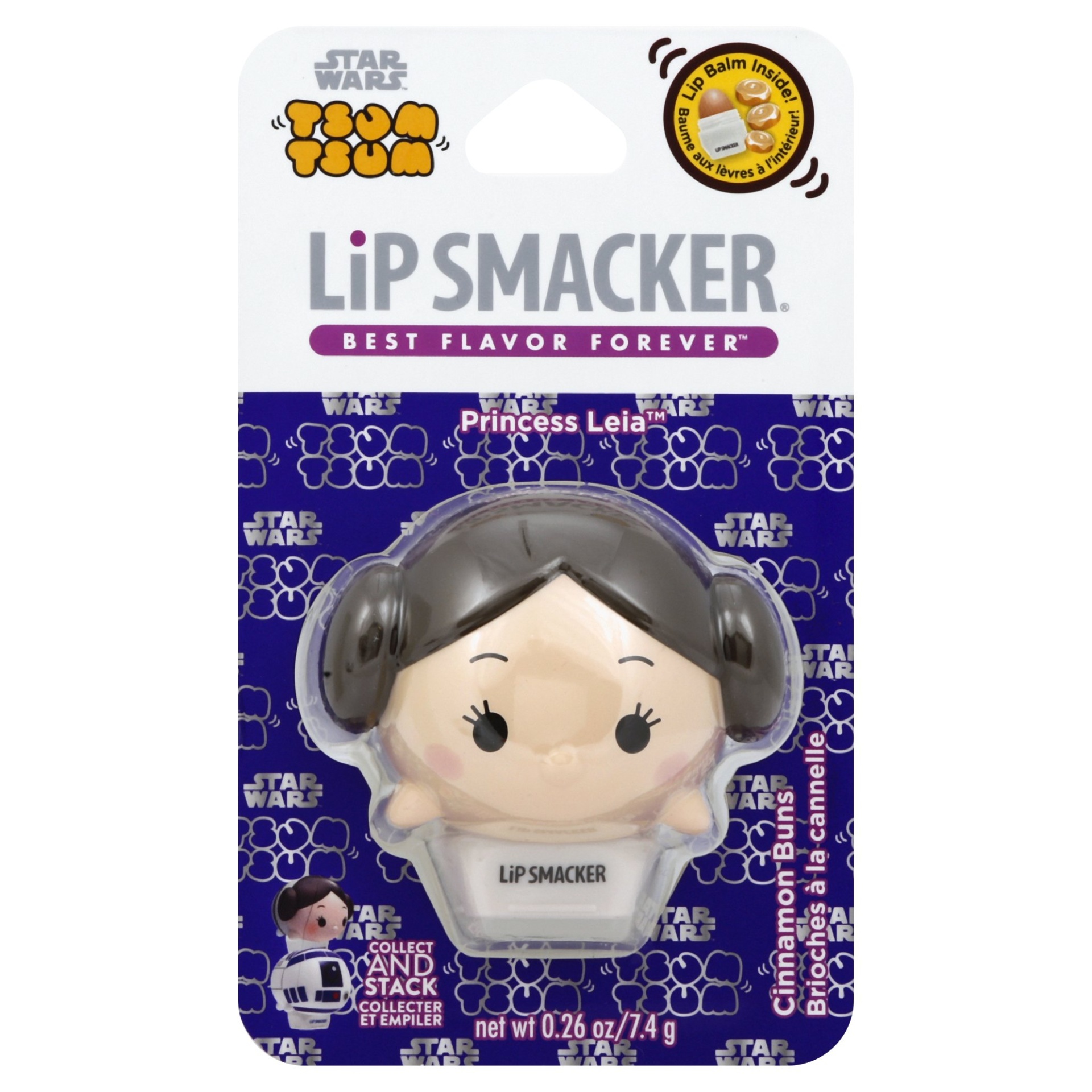 slide 1 of 3, Lip Smacker Tsum Tsum Princess Leia, 0.26 oz