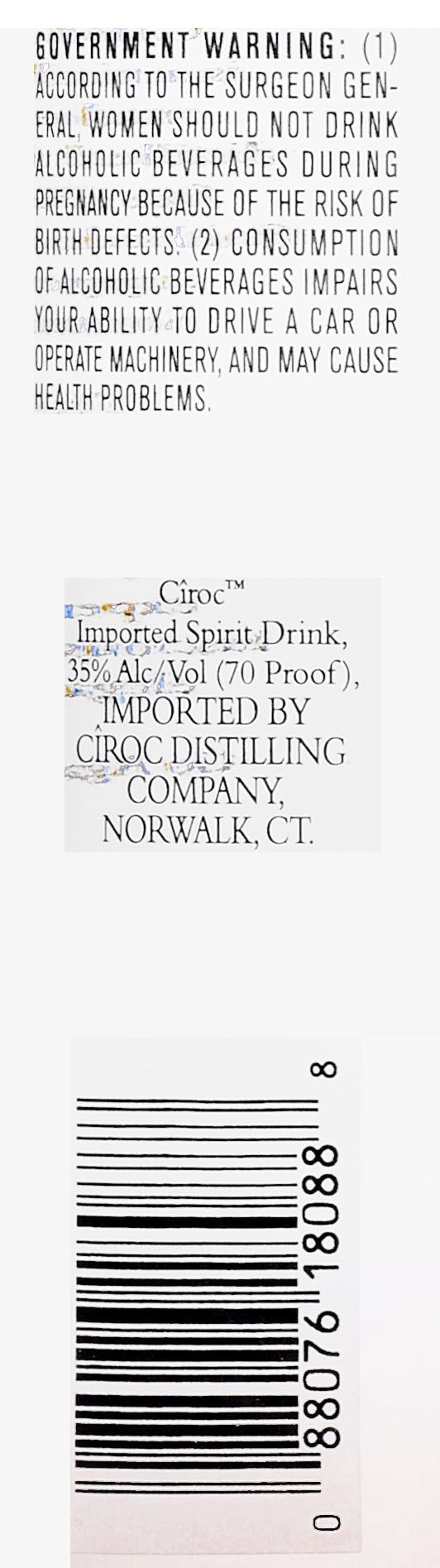 slide 2 of 4, CIROC Mango (Made with Vodka Infused with Natural Flavors), 1 L, 1 liter