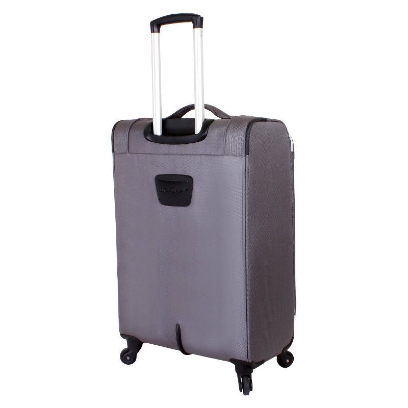 slide 5 of 6, SWISSGEAR Checklite Softside Medium Checked Suitcase - Charcoal, 1 ct