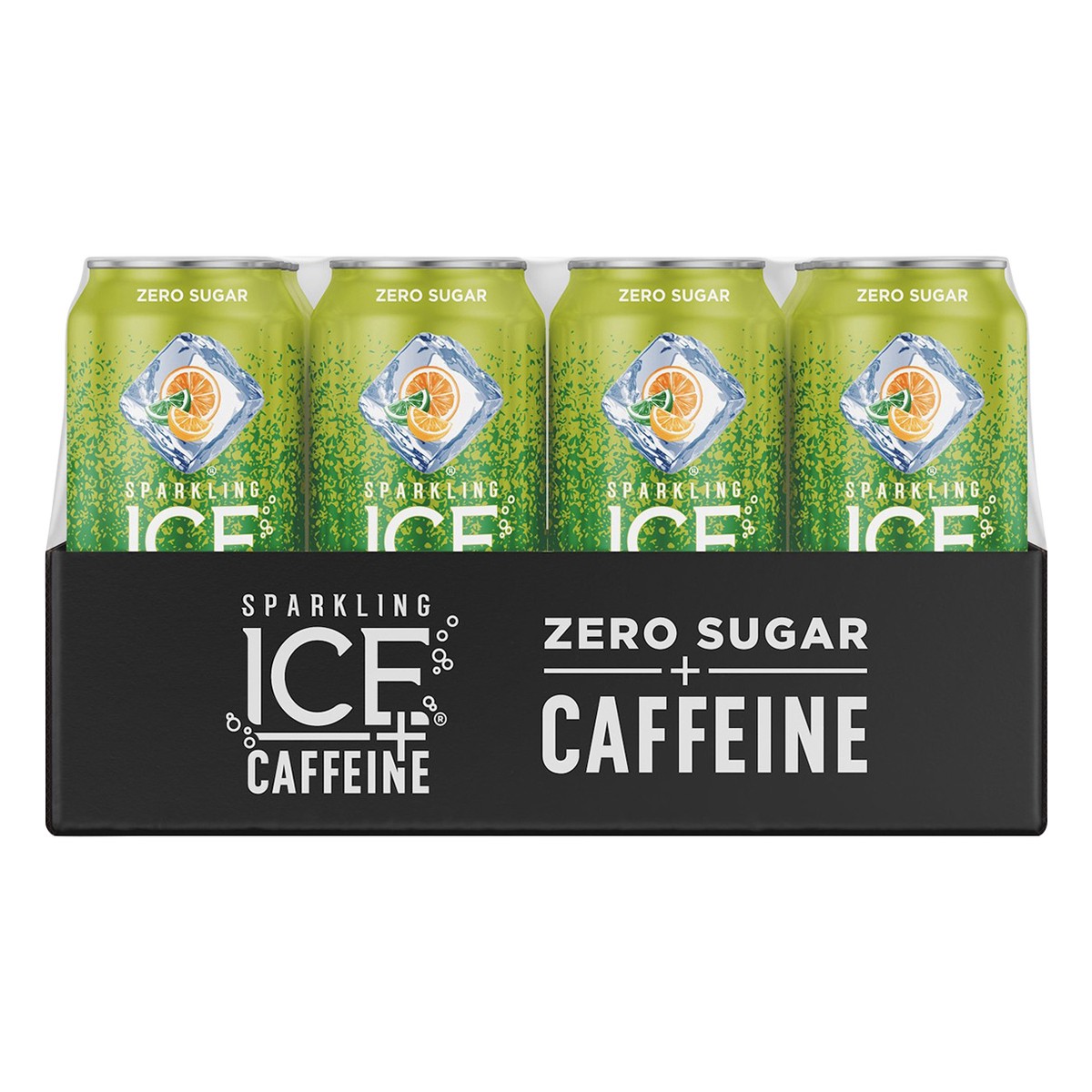 slide 8 of 10, Sparkling ICE +Caffeine Zero Sugar Triple Citrus Sparkling Water - 12 ct, 12 ct